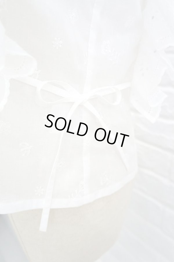 画像7: SOWA  (ソーワ) Soap lace top white (7)