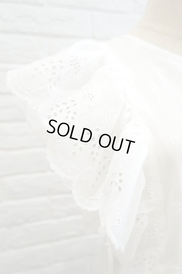 画像4: SOWA  (ソーワ) Soap lace top white (4)