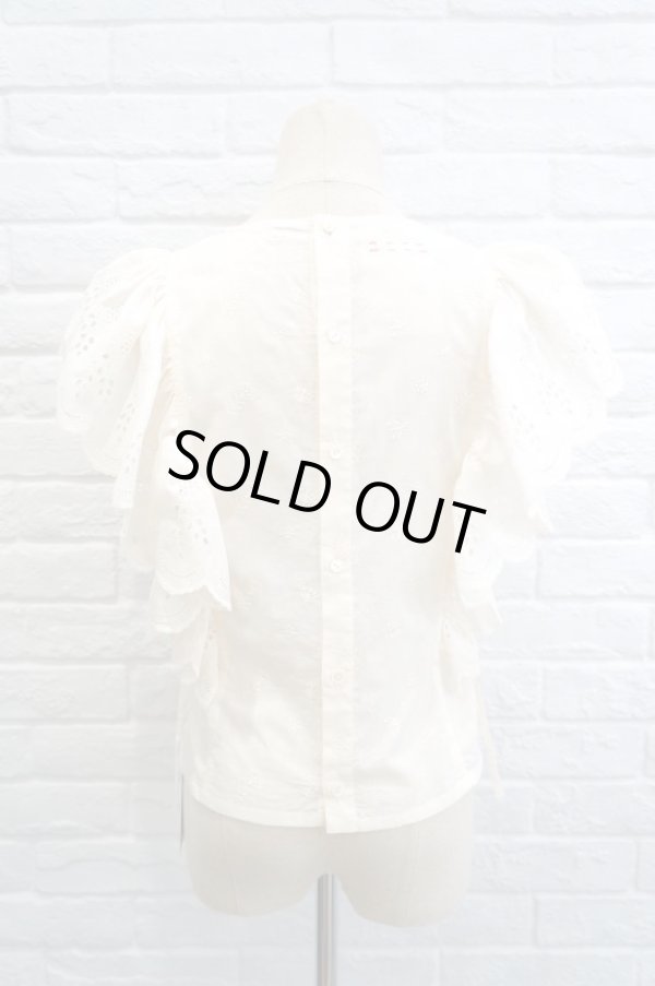 画像3: SOWA  (ソーワ) Soap lace top ecru (3)