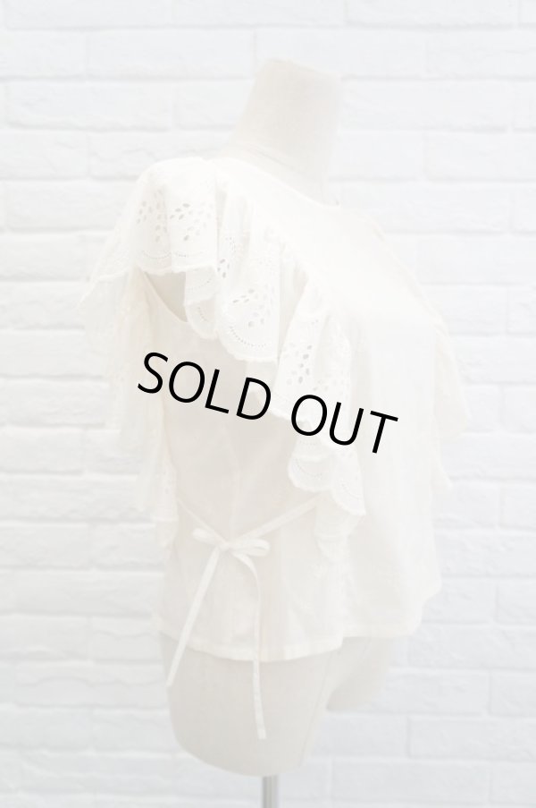 画像2: SOWA  (ソーワ) Soap lace top ecru (2)