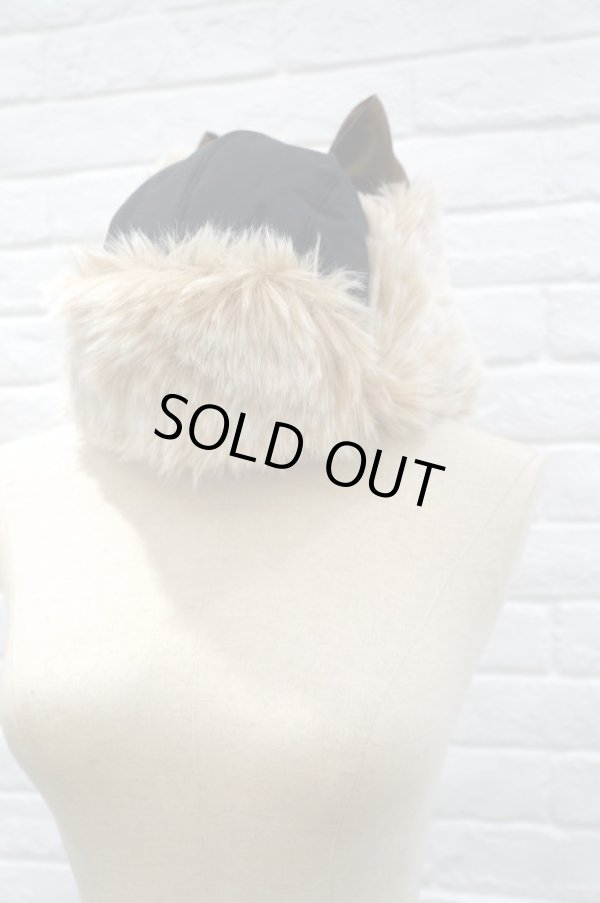 画像3: NON TOKYO (ノン トーキョー） ESKIMO RIBBON CAP black (3)