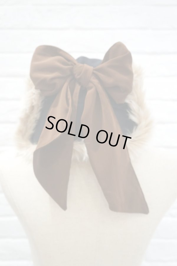 画像5: NON TOKYO (ノン トーキョー） ESKIMO RIBBON CAP black (5)