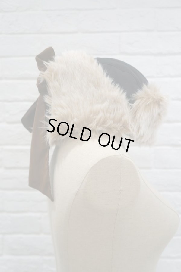 画像4: NON TOKYO (ノン トーキョー） ESKIMO RIBBON CAP black (4)