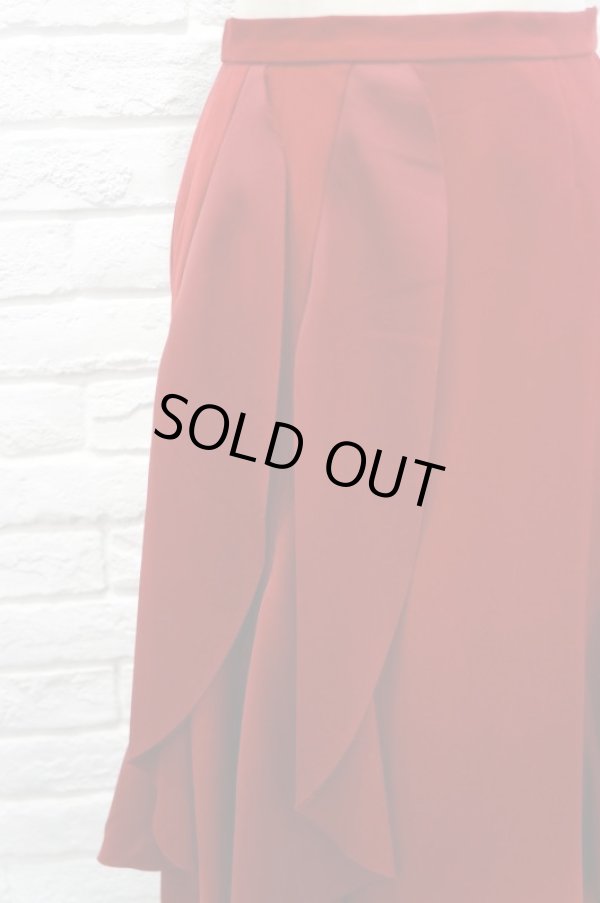 画像5: LOKITHO  (ロキト）ドレープスカート red (5)