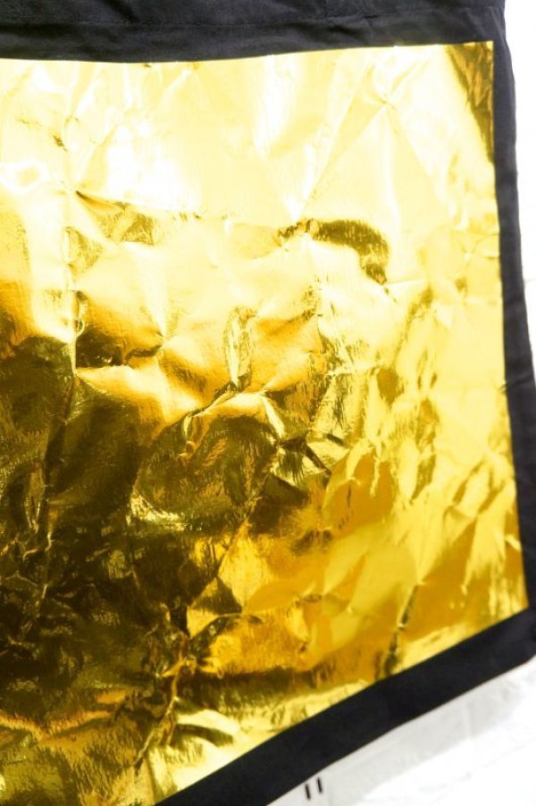 画像2: STARSTYLING　BIG SQUARE TOTE  black gold　 (2)