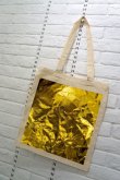 画像2: STARSTYLING　BIG SQUARE TOTE  natural gold　 (2)