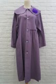 画像1: sowa  (ソーワ)  linen coat viola (1)