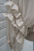 画像4: sowa  (ソーワ) viola ciffon blouse ivory (4)