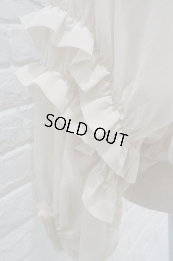 画像4: sowa  (ソーワ) viola ciffon blouse ivory (4)