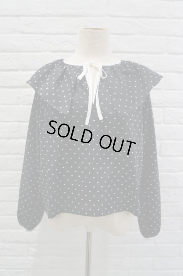 画像2:  youmolaugh 3Dドットブラウス black (2)