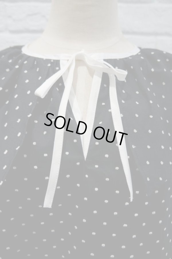 画像5:  youmolaugh 3Dドットブラウス black (5)