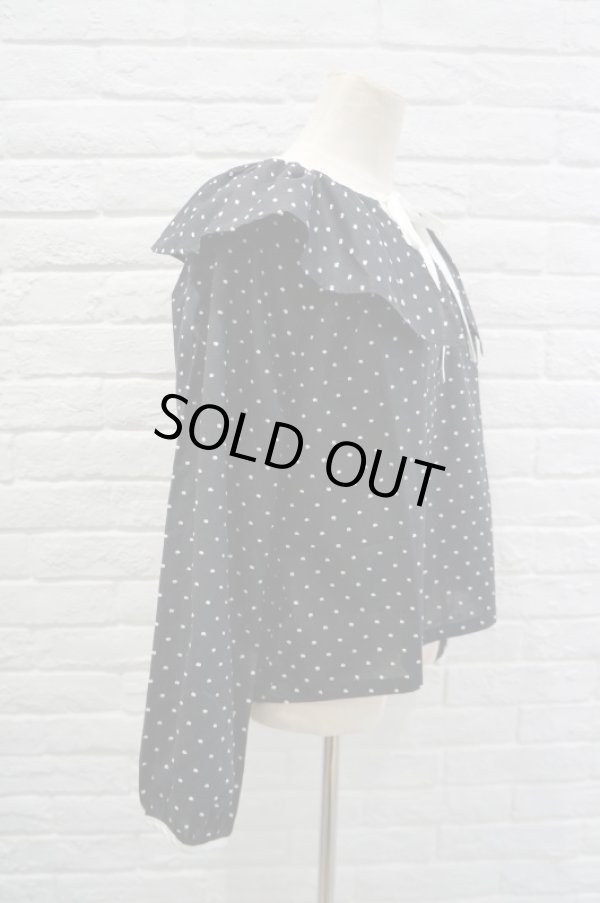 画像3:  youmolaugh 3Dドットブラウス black (3)