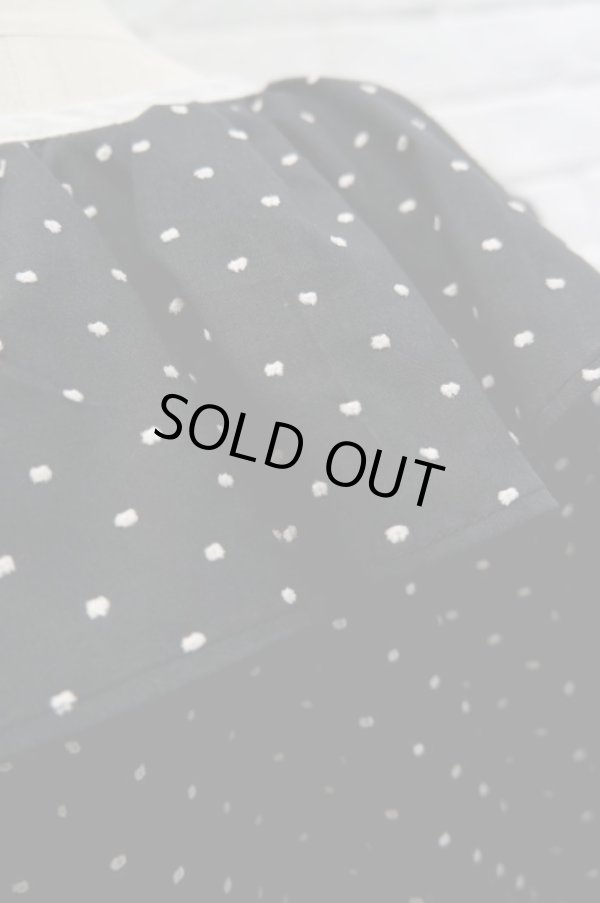 画像6:  youmolaugh 3Dドットブラウス black (6)