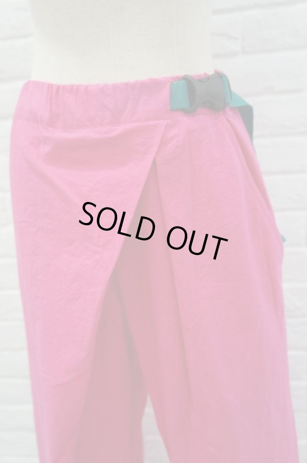 画像4: youmolaugh ユーモラフ　ガチャベルトアシンメタックパンツ　pink (4)