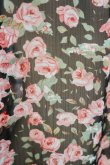 画像5: SOWA  (ソーワ） Rose chiffon blouse black  (5)