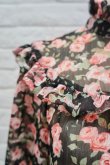 画像7: SOWA  (ソーワ） Rose chiffon blouse black  (7)