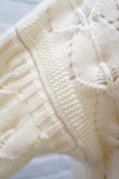 画像7: STASTNY SU fish scale guernsey　sweater white (7)