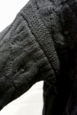 画像5: STASTNY SU fish scale guernsey　sweater black (5)