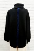 画像3: JUN OKAMOTO トライアングルになり損ねたニット black × navy (3)