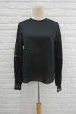 画像1: LOKITHO COTTON BLOUSE black (1)