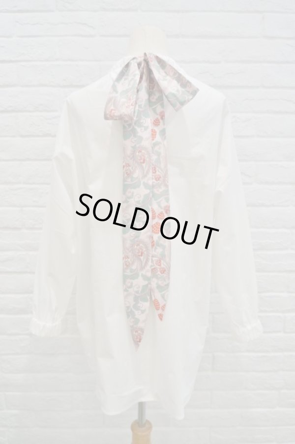 画像3: bedsidadrama（ベッドサイドドラマ） ribbon tie blouse white (3)