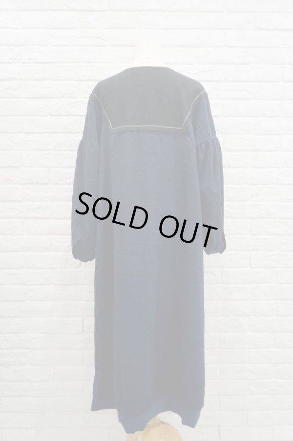 画像4: bedsidadrama(ベッドサイドドラマ)  Mix Sailor One-piece navy (4)