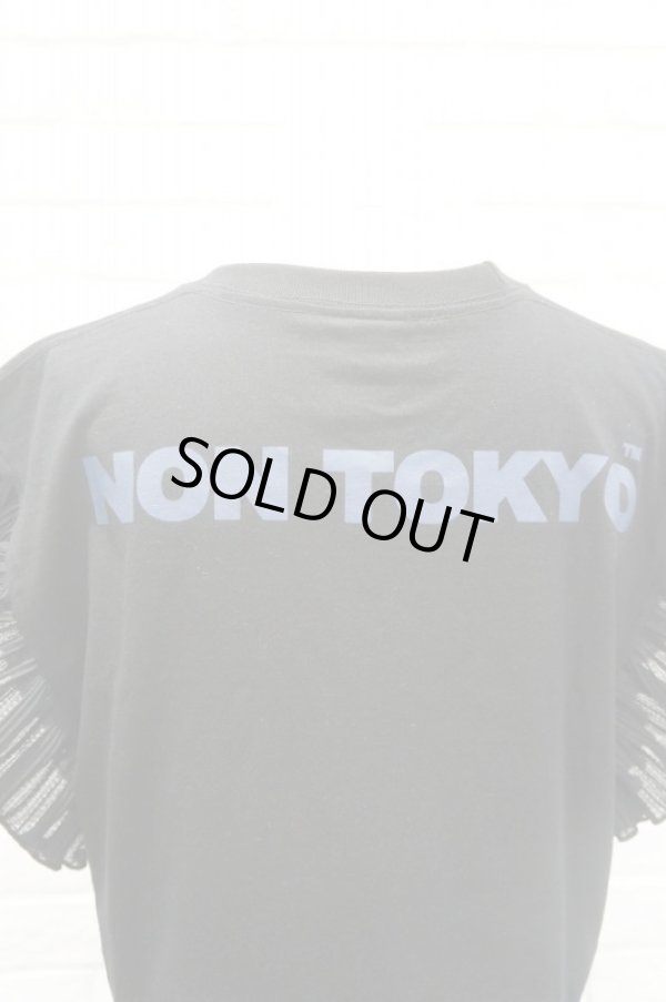 画像7: NON TOKYO (ノントーキョー ）FRILL NO SLEEVE ONE-PIECE BLACKxNAVY (7)