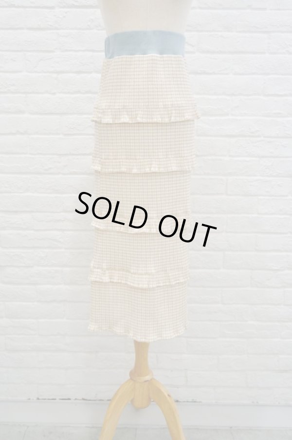 画像3: youmolaugh（ユーモラフ） frill frill frill skirt beige ♬ギャラハモ別注♬ (3)