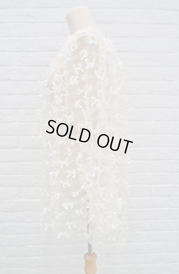 画像2: naokitomizuka (ナオキトミヅカ) Ribbon Blouse white  (2)