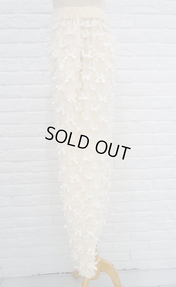 画像2: naokitomizuka (ナオキトミヅカ) Ribbon Tulle Pants kinari (2)