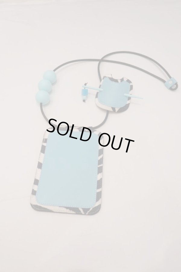 画像4: DECO depuis 1985 (デコ ドゥピュイイチキューハチゴー) 3WOOD PASS CASE blue (4)