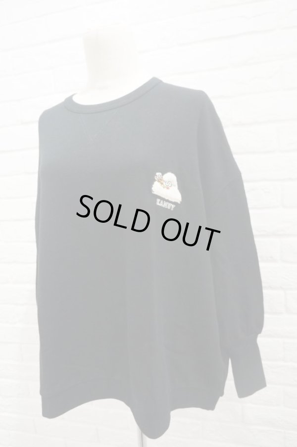 画像5: bedsidedrama(ベッドサイドドラマ) North Wide Pullover black (5)