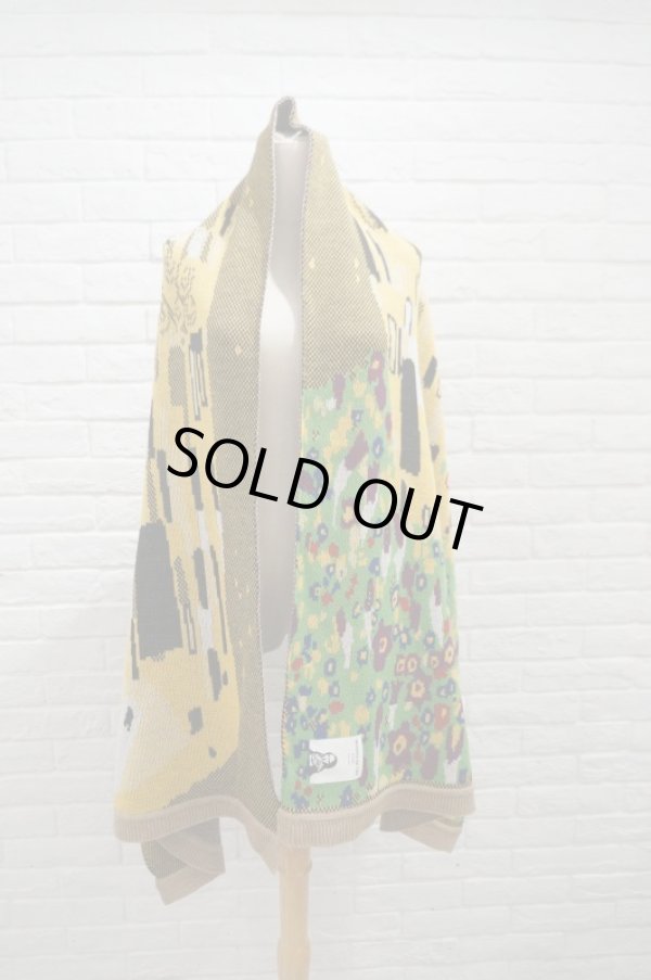 画像2: STORAMA MASTERPIECE KNIT STOLE KLIMT (2)