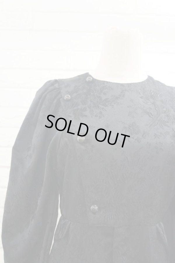 画像4: DECO depuis 1985  flower jacquard all in one black (4)