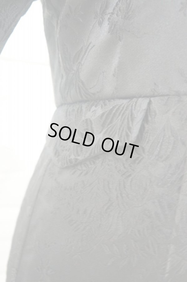 画像6: DECO depuis 1985  flower jacquard all in one black (6)