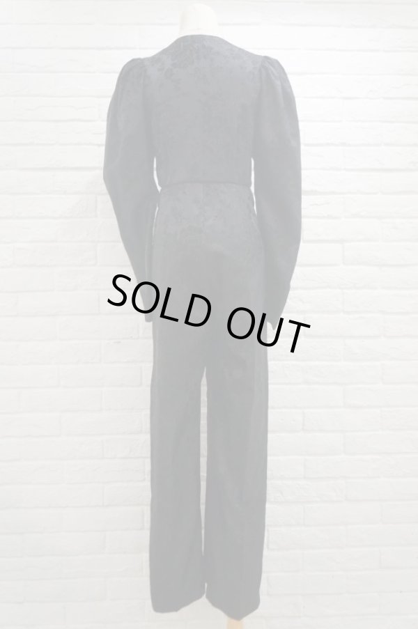 画像3: DECO depuis 1985  flower jacquard all in one black (3)