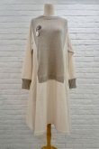 画像1: STOF (ストフ）　Mohair Knit Mix Onepiece white (1)