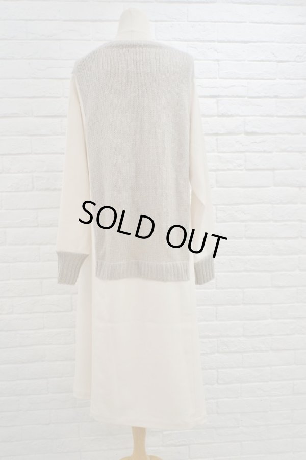 画像3: STOF (ストフ）　Mohair Knit Mix Onepiece white (3)