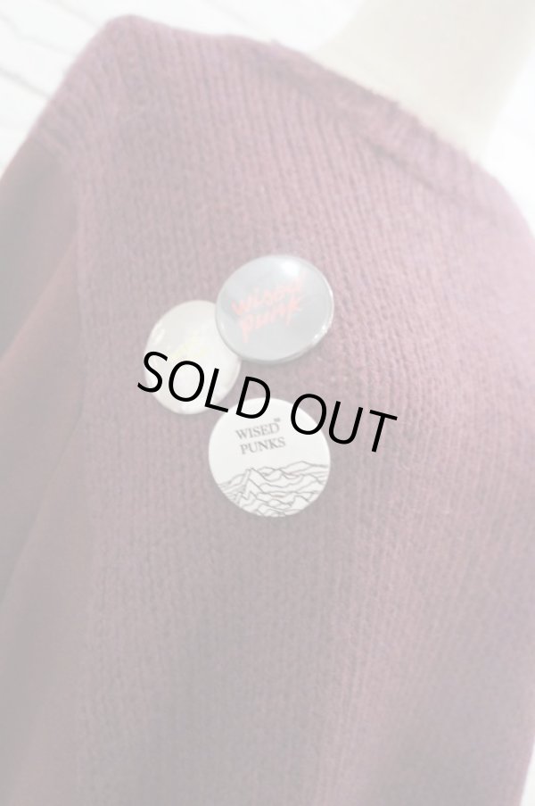 画像4: STOF (ストフ）　Mohair Knit Mix Onepiece wine (4)