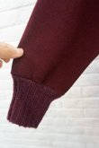 画像5: STOF (ストフ）　Mohair Knit Mix Onepiece wine (5)