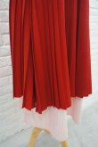画像4: NON TOKYO LAYERED PLEATS SKIRT red (4)