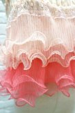 画像4: L'ANIT  ラッフルキャミソール PINK × PINK CHERRY (4)