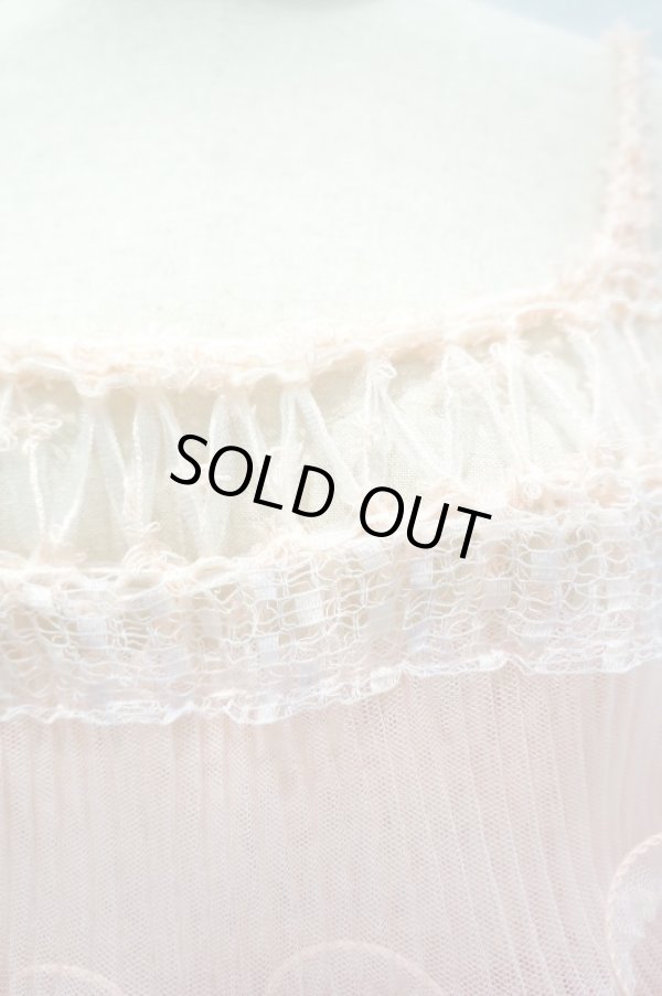 画像7: L'ANIT  ラッフルキャミソール PINK × PINK CHERRY (7)