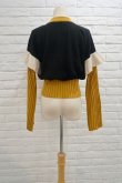 画像4: NON TOKYO HIGH GAUGE MULTI KNIT TOP black (4)