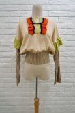 画像2: NON TOKYO HIGH GAUGE MULTI KNIT TOP beige (2)