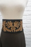 画像5: LOKITHO EMBROIDRED BELT PANTS  khaki (5)