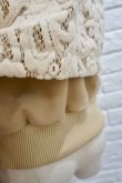 画像7: LOKITHO ( ロキト ） BURUSHED LACE QUILTED BLOUSON beige (7)