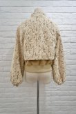 画像4: LOKITHO ( ロキト ） BURUSHED LACE QUILTED BLOUSON beige (4)
