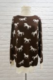 画像1: LOKITHO ( ロキト ）  UNICORN KNIT TURTLE NECK TOP brown (1)