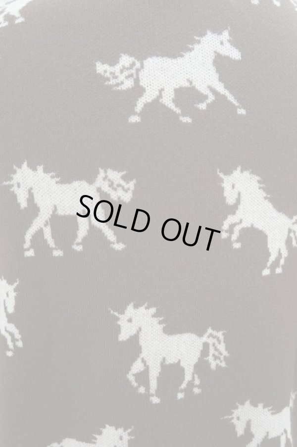 画像3: LOKITHO ( ロキト ）  UNICORN KNIT TURTLE NECK TOP brown (3)